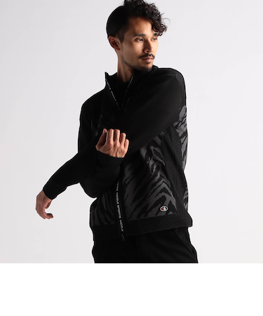 【24年モデル EC限定再販売】【NICOLE SPORTS】アラカルト ニットブルゾン