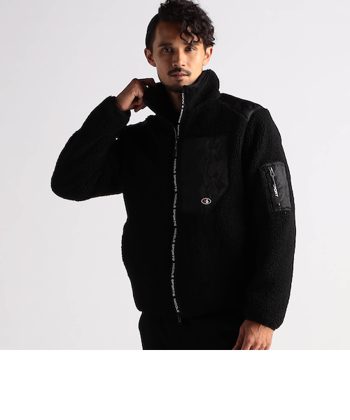 【NICOLE SPORTS】シープボア ブルゾン