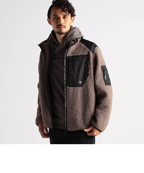 【NICOLE SPORTS】シープボア ブルゾン