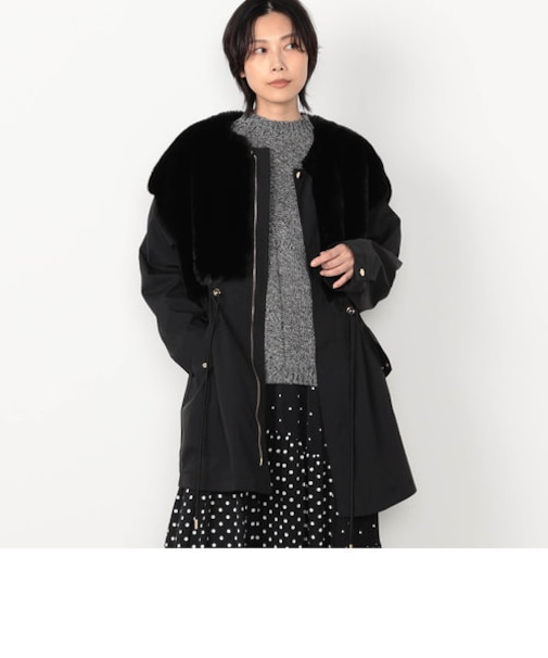 【WALDO】ファー付きモッズコート