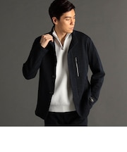 BARDAZZI ダブルニットジャカード スタンドカラージャケット