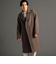 MILIOR カシミヤ混ウールメルトン チェスターコート