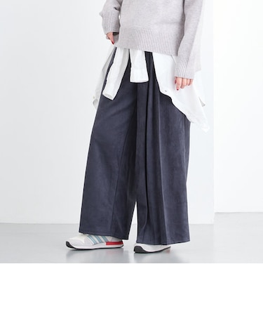 アシンメトリープリーツパンツ