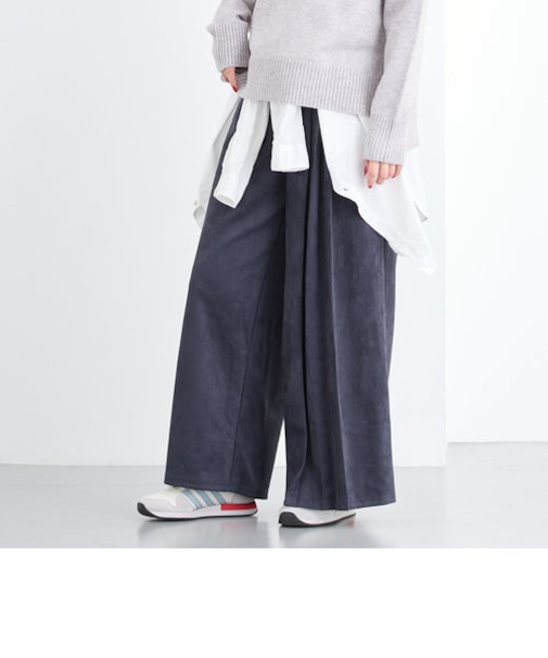 アシンメトリープリーツパンツ