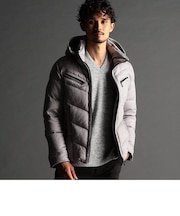 マイクロスウェードダウンブルゾン