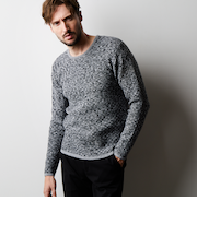 リンクスバスケットクルーネックニット