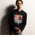 【RIELABO】グラフィックプリントクルーネック長袖Ｔシャツ