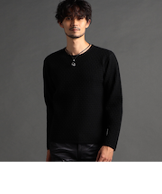 【24年モデル EC限定再販売】リンクスバスケットクルーネックニット