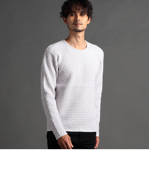 【24年モデル EC限定再販売】リンクスバスケットクルーネックニット