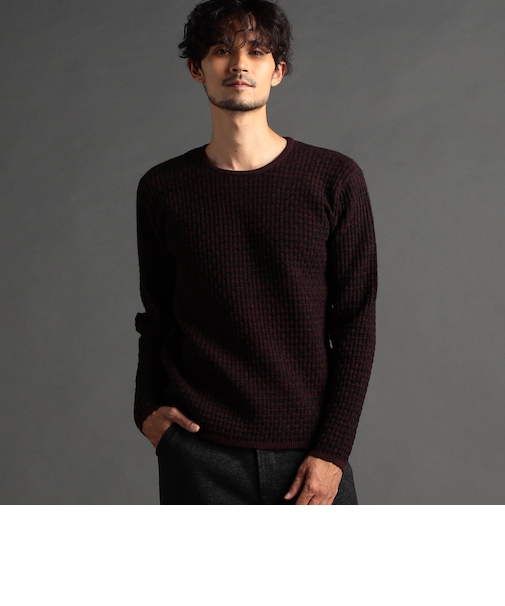 【24年モデル EC限定再販売】リンクスバスケットクルーネックニット