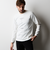 ストレッチポンチロゴプリント長袖Tシャツ