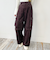 コーデュロイワイドパンツ