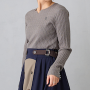 ケーブルコンパクトニット