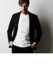 ウール調ジャージージャケット