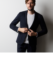 ウール調ジャージージャケット