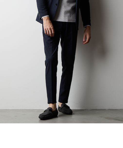 ウール調ジャージーイージースラックス