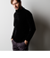 モールブロックジャガードモックネックプルオーバー