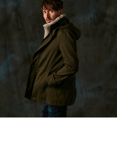 フード着脱２WAYスタンドコート