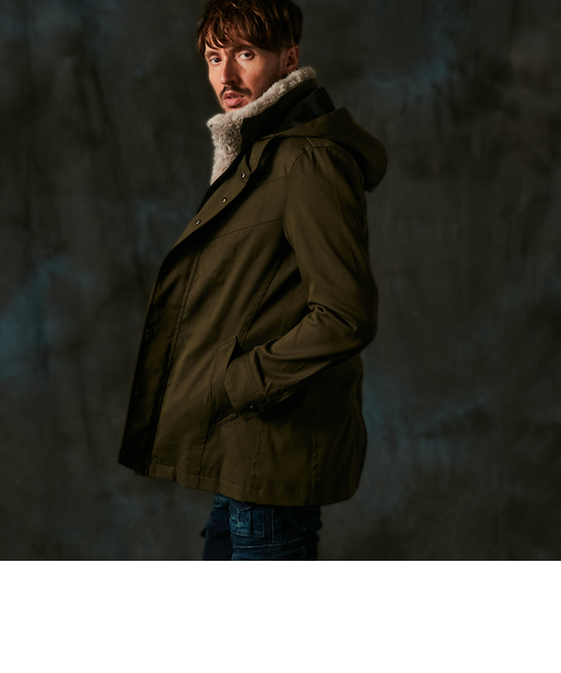 フード着脱２WAYスタンドコート