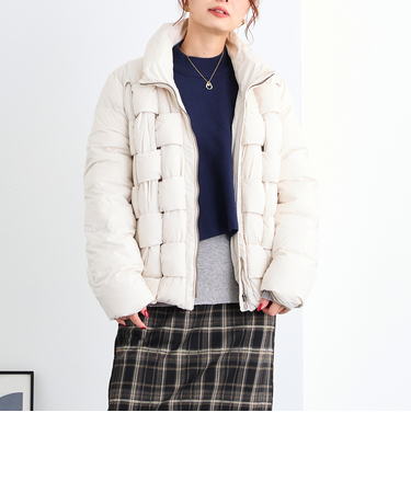 メッシュダウンブルゾン