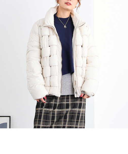 メッシュダウンブルゾン