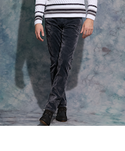 フロッキープリントデニムパンツ