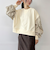 異素材使い裏起毛プルオーバー