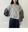 異素材使い裏起毛プルオーバー