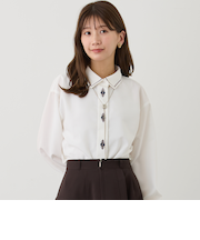 比翼刺繍ブラウス