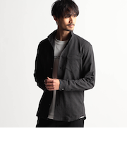 ニットサッカーチェックシャツ