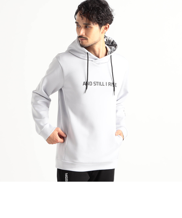 【NICOLE SPORTS】ロゴプリントパーカー
