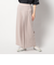アシンメトリー サイドプリーツパンツ