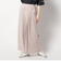 アシンメトリー サイドプリーツパンツ