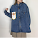 【Dickies】デニムワイドシャツジャケット
