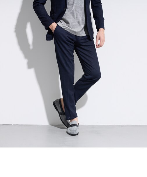 シアージャガードニットパンツ