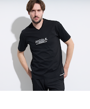 激シルケットVネック半袖Ｔシャツ