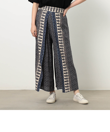 【WALDO】パネル柄プリントパンツ