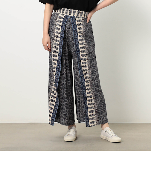 【WALDO】パネル柄プリントパンツ