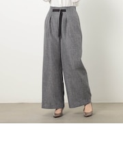 麻調ワイドパンツ
