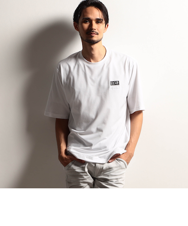 【RIELABO】ロゴプリント 半袖クルーネックＴシャツ