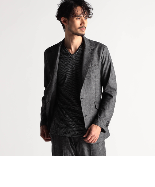 ブライトシャンブレー ２Ｂジャケット