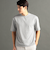 メランジジャカード リラックスフィット クルーネックTシャツ