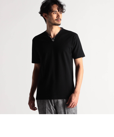 バスケットリンクスジャガードＶネックプルオーバ