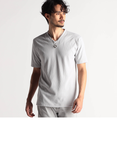 バスケットリンクスジャガードＶネックプルオーバ