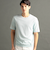 グラフィックジャカード クルーネックニットTシャツ
