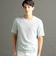 グラフィックジャカード クルーネックニットTシャツ