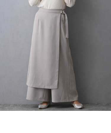 スカート付きパンツ