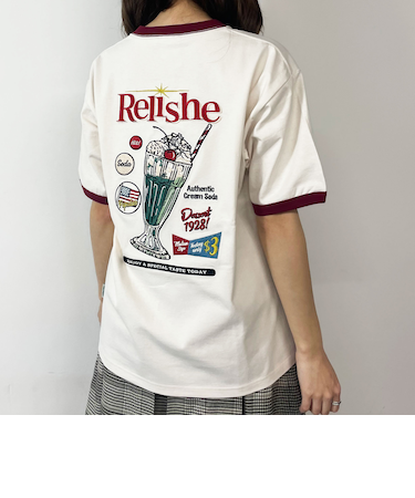 クリームソーダ刺繍Tシャツ