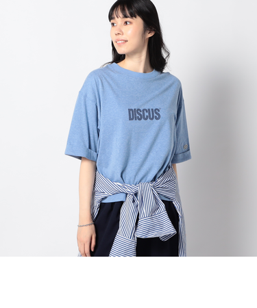 【DISCUS別注】袖ロールアップバックプリントTシャツ