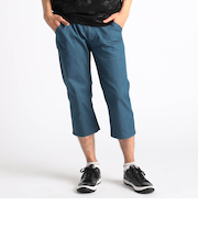 【NICOLE SPORTS】ＴＣシャンブレーツイルクロップドパンツ